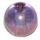 Cristal checo 6mm Bolas pasadas lila irisado