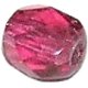 Facetada fucsia 4mm. Bolsa 50 und