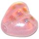 abalorios checo 6mm corazón rosa opal