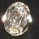 Facetada cristal silver lined 4mm. Bolsa 50 und