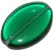 Oval plano 20x14 esmeralda. Bolsa 5 und