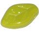 Hoja 12x7mm verde opaco. Bolsa 15 und