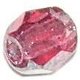 Cristal checo 3mm Facetadas fucsia luster
