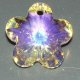 Preciosa 14mm flor pendant crystal ab