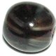 Cristal checo 6mm Bolas pasadas negro-marron