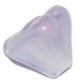 Cristal checo campanilla 4x6mm flores violeta