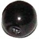 Cristal checo 6mm Bolas pasadas negro
