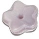 Flor  lisa violeta opaco 10mm. Bolsa 15 und