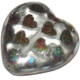 abalorios checo 16x15 corazón cristal disco