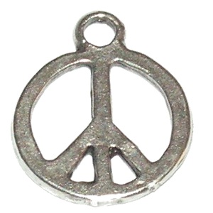 Colgante peace 15x18mm. Bolsa 1 und