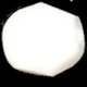 Facetada 4mm blanco. Bolsa 50 und