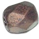abalorios checo 4mm Facetadas bronce matt
