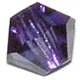 Preciosa 6 mm tupi deep tanzanite