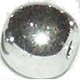 abalorios checo 6mm Bolas pasadas plata lt