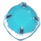 Preciosa engaste plateado chaton ss20 turquoise