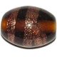 Ovalo cristal 17x14mm ambar. Bolsa 2 und