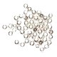 Chafas 2mm plateada. Bolsa 50 und