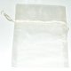 Bolsa organza crema 9x12cm. 1 und