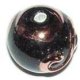 bola artesana negro-bronce 10mm. Bolsa 1 und