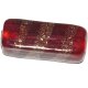 Tubo decorado de cristal granate. Bolsa 2 und