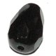 L�grima 10x7mm negra. Bolsa 10 und