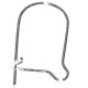 Gancho romano plateado. Bolsa 6 und