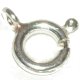 Fornitura de Plata reasas cierres 8mm