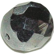 Cristal checo 10 mm Facetadas hematite