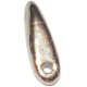 lagrima cristal pulido 11x3mm bronce. Bolsa 25 und