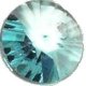 Lenteja Swarovski 6mm  aquamarine. Bolsa 6 und