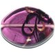 Cristal artesano oval 30x17mm amatista. Bolsa 1 un