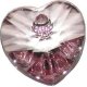 Corazon preciosa 10,3x10mm lt pink. Bolsa 3 und