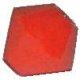 Tupi bohemia 5mm red coral. Bolsa 15 und