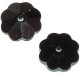 Flor preciosa jet hematite half 8mm. Bolsa 3 und
