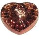 Corazon capri gold preciosa 10,3x10m. Bolsa 3 und