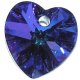 Corazon crystal heliotrope preciosa 10,3x10mm. Bol