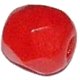 Facetada 4mm rojo opaco. Bolsa 50 und